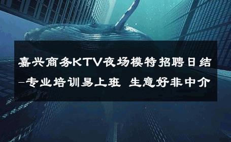 嘉兴商务KTV夜场模特招聘日结-专业培训易上班 生意好非中介