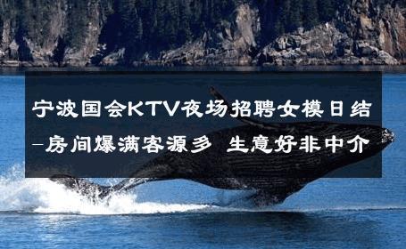 宁波国会KTV夜场招聘女模日结-房间爆满客源多 生意好非中介