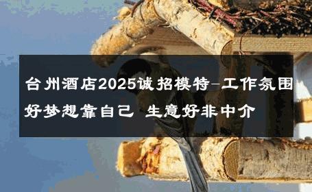 台州酒店2025诚招模特-工作氛围好梦想靠自己 生意好非中介
