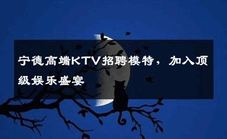 宁德高端KTV招聘模特，加入顶级娱乐盛宴