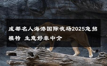 成都名人海港国际夜场2025急招模特 生意好非中介