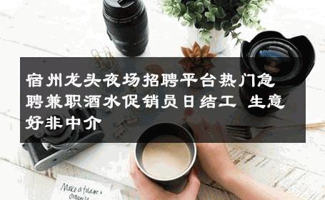 宿州龙头夜场招聘平台热门急聘兼职酒水促销员日结工 生意好非中介