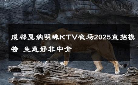 成都戛纳明珠KTV夜场2025直招模特 生意好非中介