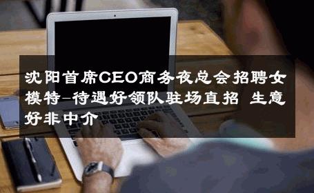 沈阳首席CEO商务夜总会招聘女模特-待遇好领队驻场直招 生意好非中介