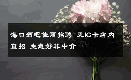 海口酒吧佳丽招聘-无IC卡店内直招 生意好非中介