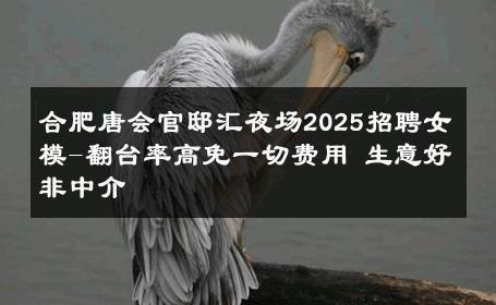 合肥唐会官邸汇夜场2025招聘女模-翻台率高免一切费用 生意好非中介