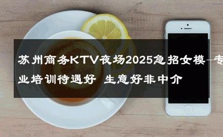 苏州商务KTV夜场2025急招女模-专业培训待遇好 生意好非中介