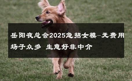 岳阳夜总会2025急招女模-无费用场子众多 生意好非中介