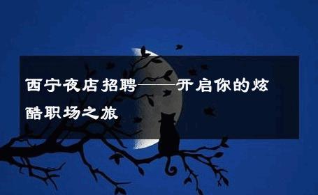 西宁夜店招聘——开启你的炫酷职场之旅