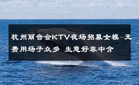 杭州丽音会KTV夜场招募女模-无费用场子众多 生意好非中介