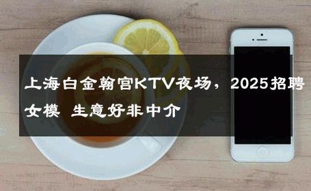 上海白金翰宫KTV夜场，2025招聘女模 生意好非中介
