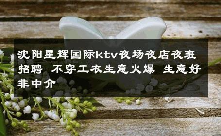 沈阳星辉国际ktv夜场夜店夜班招聘-不穿工衣生意火爆 生意好非中介