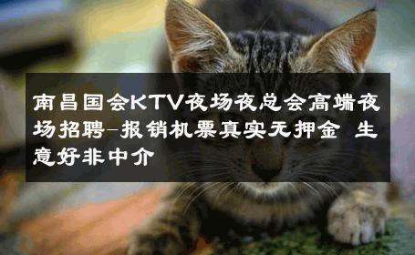 南昌国会KTV夜场夜总会高端夜场招聘-报销机票真实无押金 生意好非中介