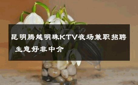 昆明腾越明珠KTV夜场兼职招聘 生意好非中介