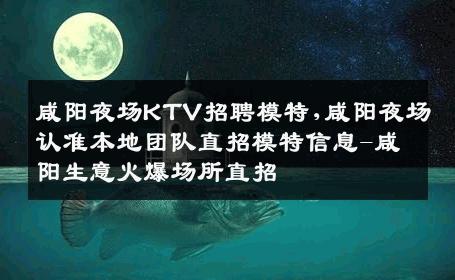 咸阳夜场KTV招聘模特,咸阳夜场认准本地团队直招模特信息-咸阳生意火爆场所直招
