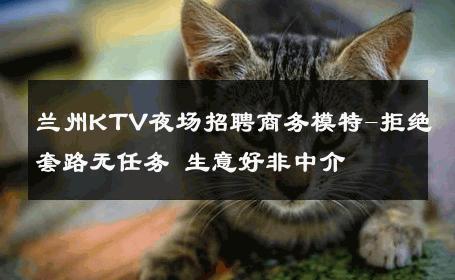 兰州KTV夜场招聘商务模特-拒绝套路无任务 生意好非中介