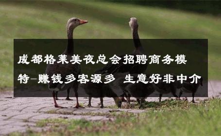 成都格莱美夜总会招聘商务模特-赚钱多客源多 生意好非中介