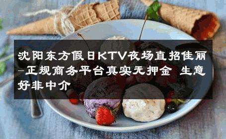 沈阳东方假日KTV夜场直招佳丽-正规商务平台真实无押金 生意好非中介