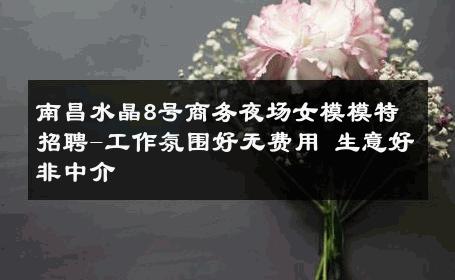 南昌水晶8号商务夜场女模模特招聘-工作氛围好无费用 生意好非中介