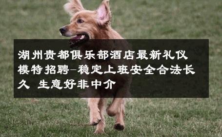 湖州贵都俱乐部酒店最新礼仪模特招聘-稳定上班安全合法长久 生意好非中介