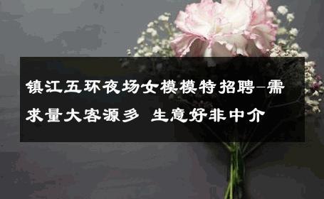 镇江五环夜场女模模特招聘-需求量大客源多 生意好非中介
