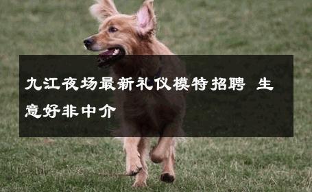 九江夜场最新礼仪模特招聘 生意好非中介