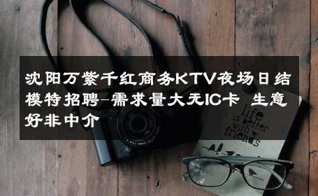 沈阳万紫千红商务KTV夜场日结模特招聘-需求量大无IC卡 生意好非中介