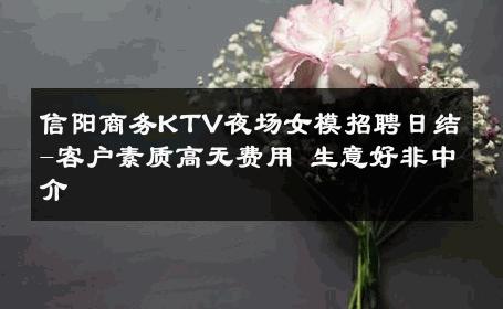 信阳商务KTV夜场女模招聘日结-客户素质高无费用 生意好非中介