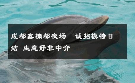 成都鑫楠都夜场　诚招模特日结 生意好非中介