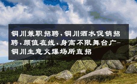 铜川兼职招聘,铜川酒水促销招聘,颜值在线,身高不限舞台广-铜川生意火爆场所直招