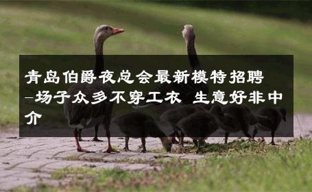 青岛伯爵夜总会最新模特招聘-场子众多不穿工衣 生意好非中介