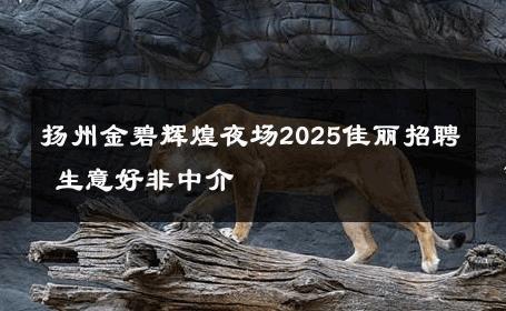 扬州金碧辉煌夜场2025佳丽招聘 生意好非中介