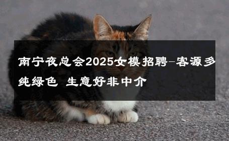 南宁夜总会2025女模招聘-客源多纯绿色 生意好非中介