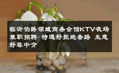 临沂伯爵领域商务会馆KTV夜场兼职招聘-待遇好拒绝套路 生意好非中介