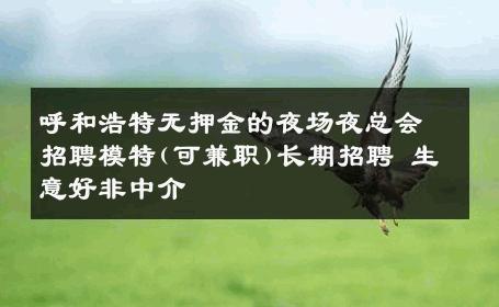 呼和浩特无押金的夜场夜总会招聘模特(可兼职)长期招聘 生意好非中介