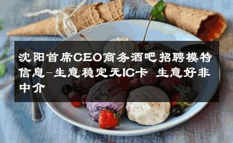 沈阳首席CEO商务酒吧招聘模特信息-生意稳定无IC卡 生意好非中介