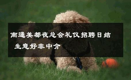 南通美都夜总会礼仪招聘日结 生意好非中介