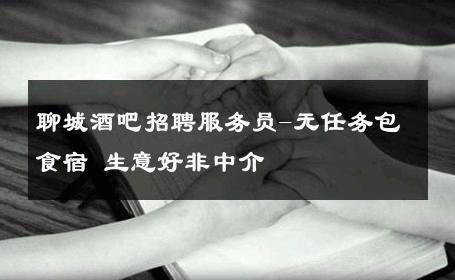 聊城酒吧招聘服务员-无任务包食宿 生意好非中介