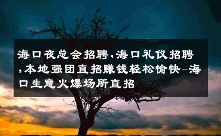 海口夜总会招聘,海口礼仪招聘,本地强团直招赚钱轻松愉快-海口生意火爆场所直招