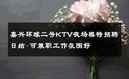 嘉兴环球二号KTV夜场模特招聘日结-可兼职工作氛围好 