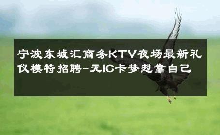 宁波东城汇商务KTV夜场最新礼仪模特招聘-无IC卡梦想靠自己 