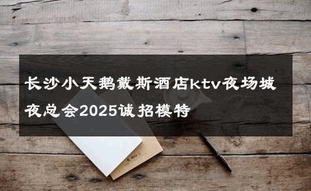 长沙小天鹅戴斯酒店ktv夜场城夜总会2025诚招模特 