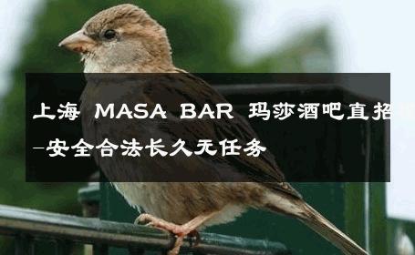 上海 MASA BAR 玛莎酒吧直招模特-安全合法长久无任务 