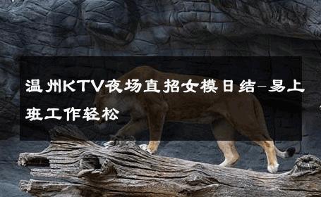 温州KTV夜场直招女模日结-易上班工作轻松 