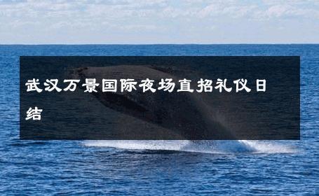 武汉万景国际夜场直招礼仪日结 