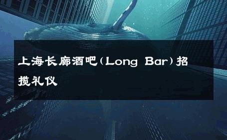 上海长廊酒吧(Long Bar)招揽礼仪 