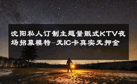 沈阳私人订制主题量贩式KTV夜场招募模特-无IC卡真实无押金 