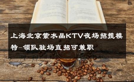 上海北京紫水晶KTV夜场招揽模特-领队驻场直招可兼职 