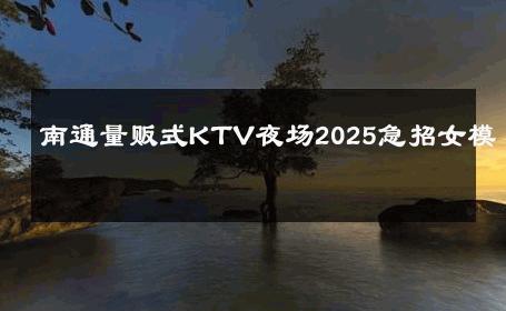 南通量贩式KTV夜场2025急招女模 