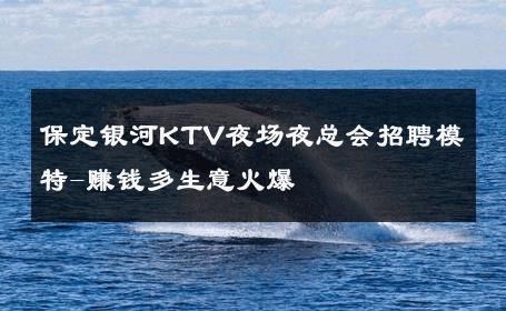保定银河KTV夜场夜总会招聘模特-赚钱多生意火爆 